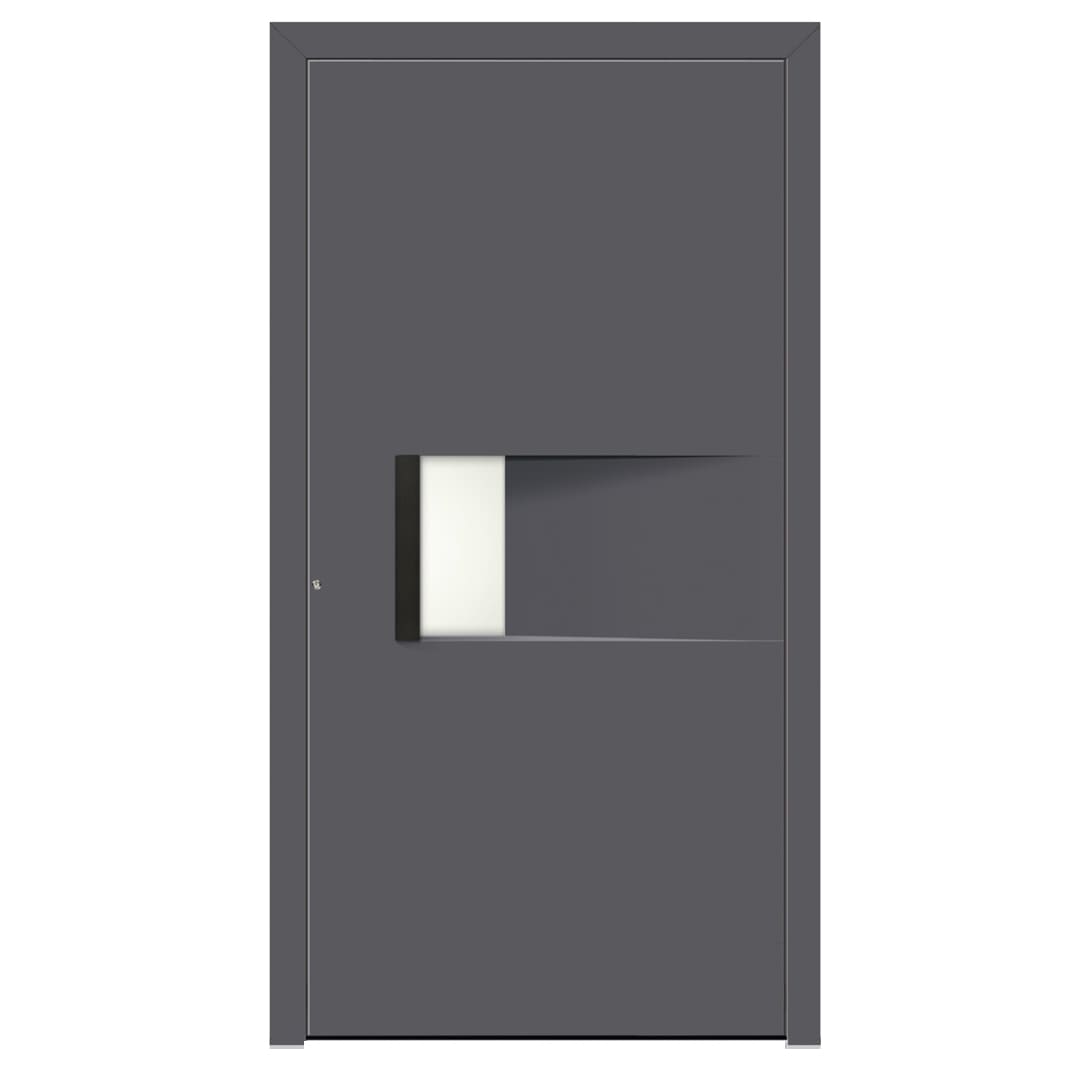 Aluminium-Haustür von Fensterbau Hartmann.
