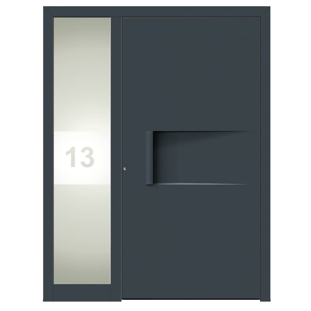 Aluminium-Haustür von Fensterbau Hartmann.