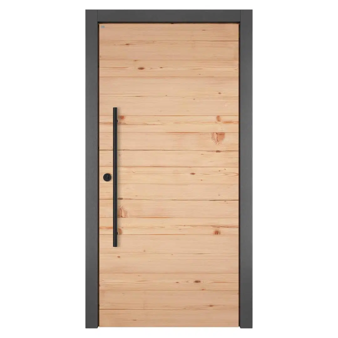 Innovatives Haustür-Design in harmonischer Abstimmung zu modernen Architektur-Konzepten.