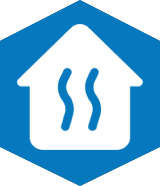 Ein Zeichen mit Wärmestrahlen.